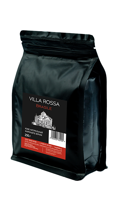 Кофе в зернах Villa Rossa Brazile [Вилла Росса Бразилия] 100/0/СР, 250 гр