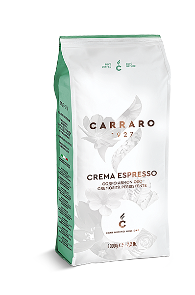 Кофе в зернах Carraro Crema Espresso [Карраро Крема Эспрессо] 80/20/СР, 1кг/6шт